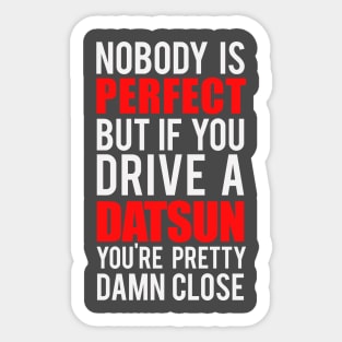 Datsun Owners Sticker